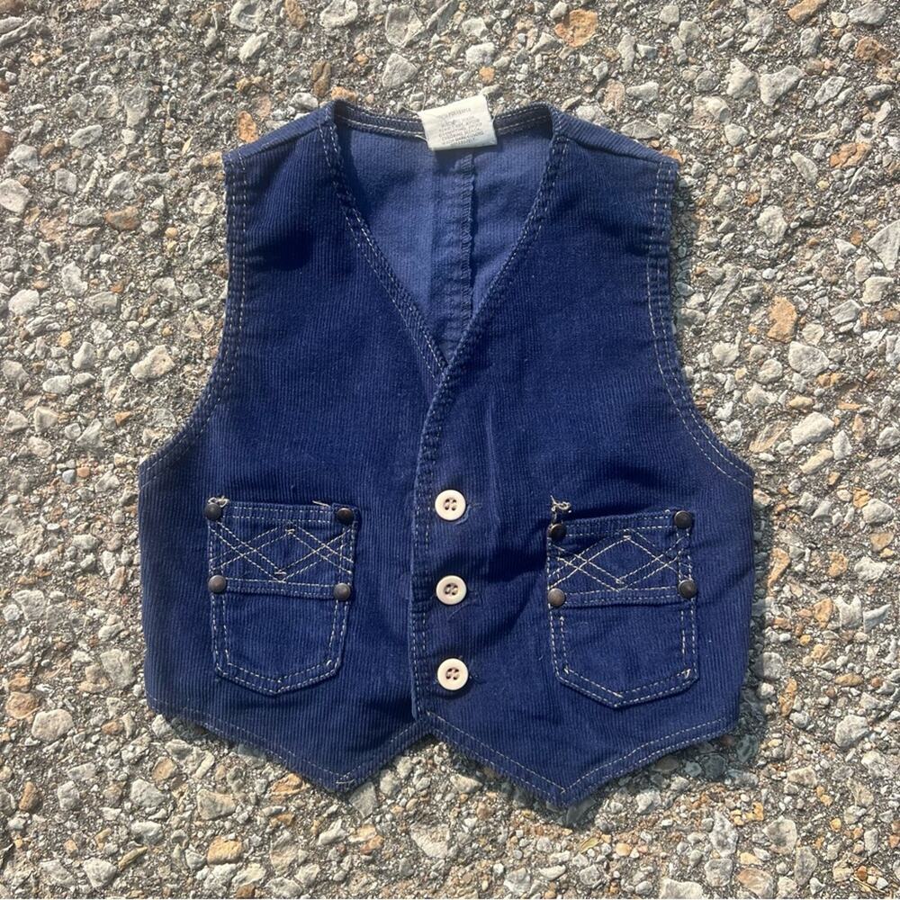 Wrangler Kids Navy Blue Vest